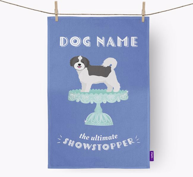 'The Ultimate Showstopper' - Personalised {breedFullName} Tea Towel